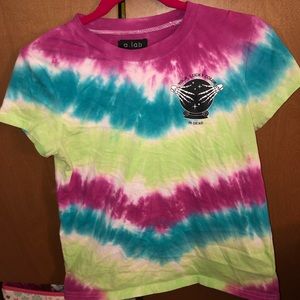 Tie dye shirt from Zumiez